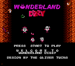 Wonderland Dizzy (Unreleased) Title Screen